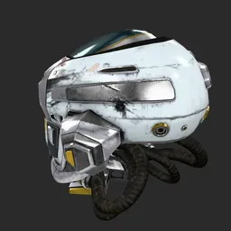 three-quarter view of the optimized model, ΔE94 mean 0.77
